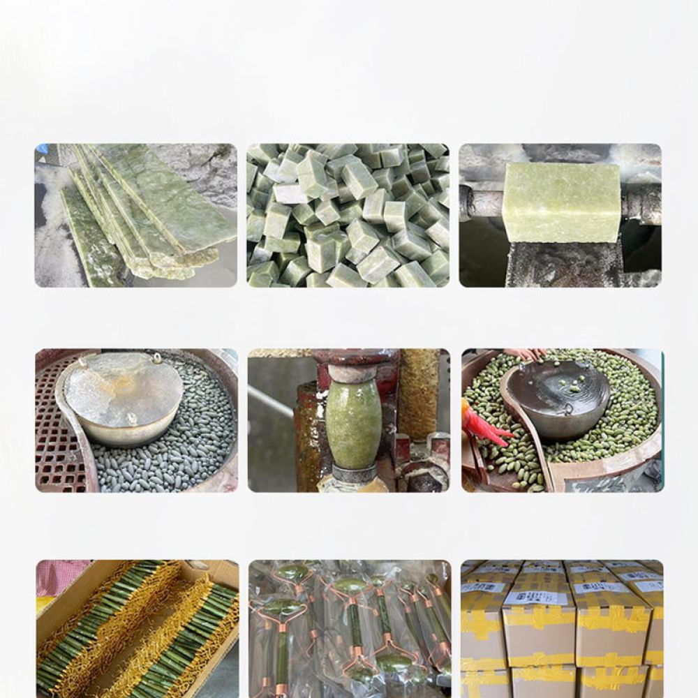 Skincare Xiu Xiu - Green Xiu Jade Stone Roller Scraper