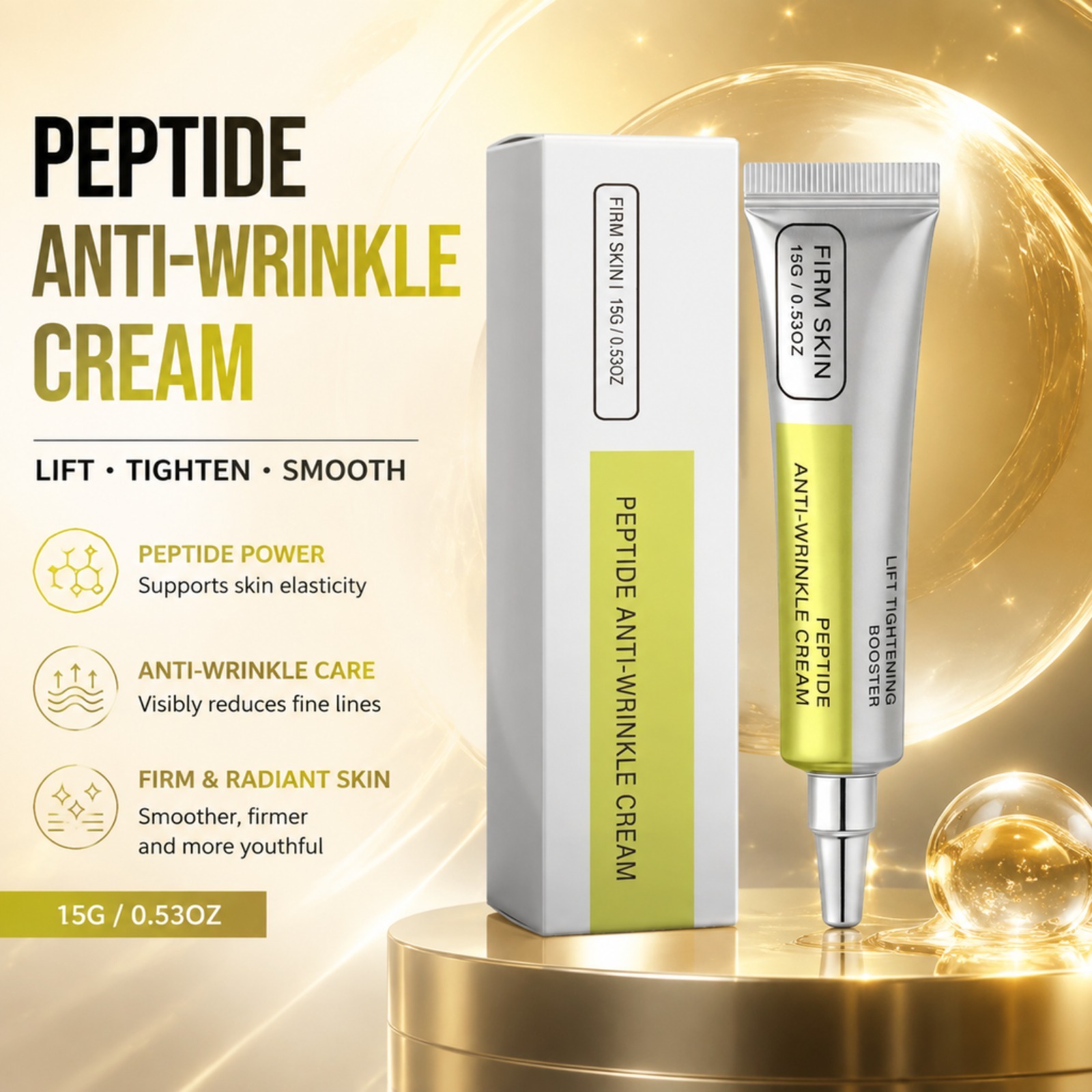 Skincare Korea - Peptide Retinol Face Cream Firming Smoothing