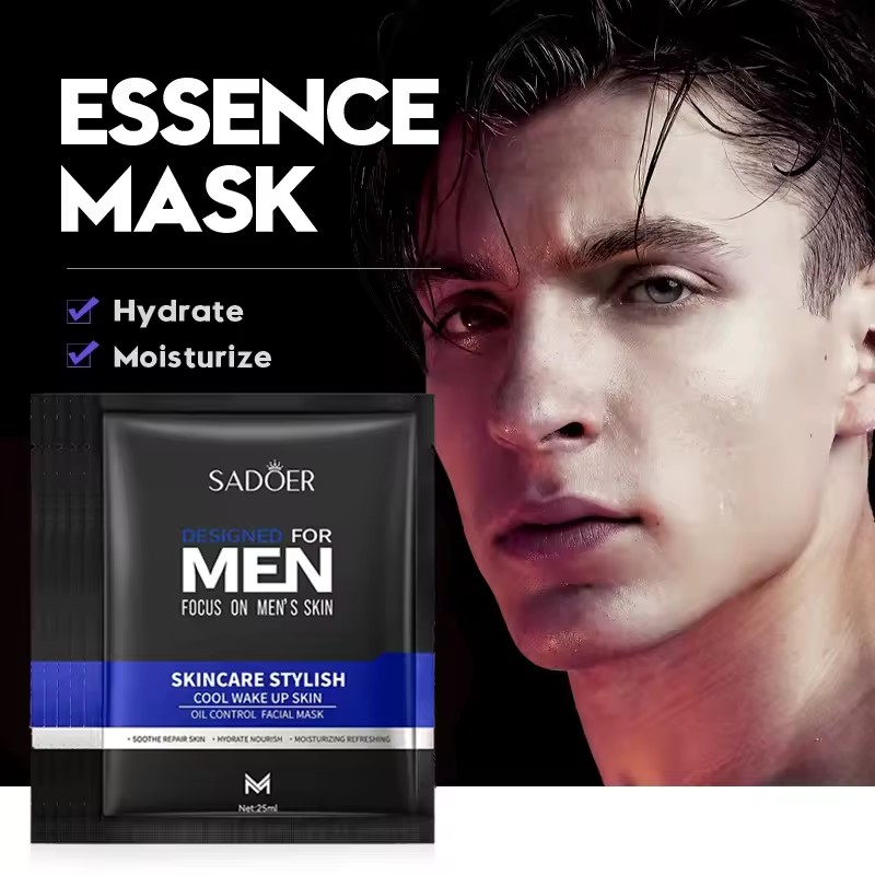 Skincare Oil Control - 10pcs Men's Face Mask Facial Moisturizing