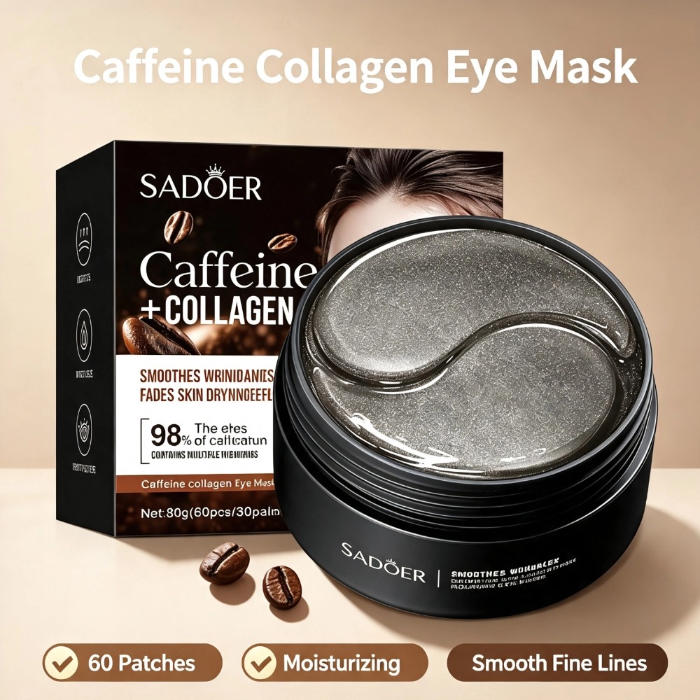 Collagen Sheet Mask - Caffeine Collagen Eye Mask Anti Dark