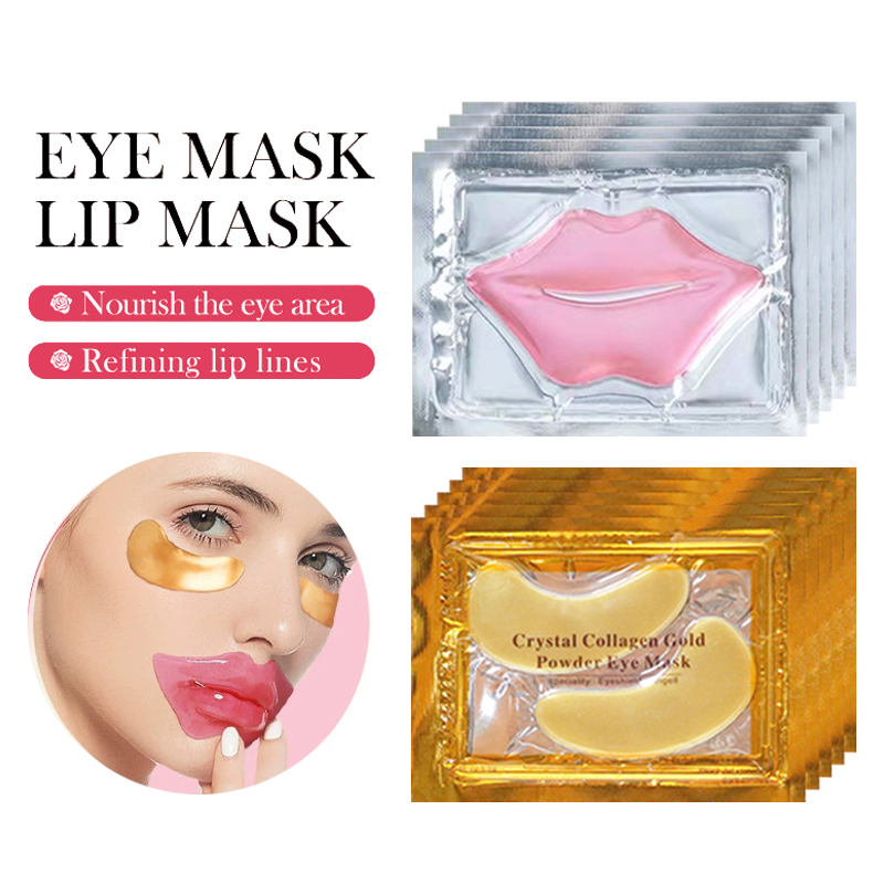 10/20pcs Golden Crystal Collag - Skincare Oil Control review and price