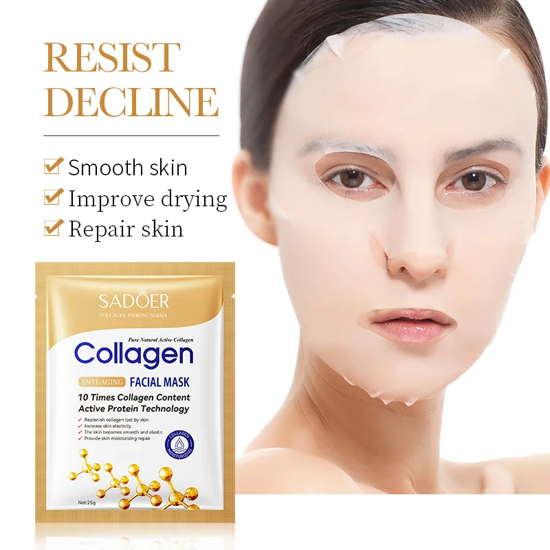 50/30/20/10pcs SADOER Collagen - Collagen Sheet Mask review and price