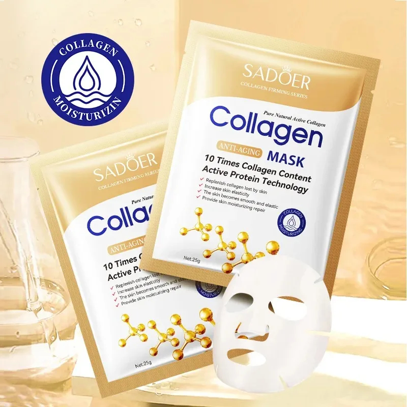 50/30/20/10pcs SADOER Collagen - Collagen Sheet Mask review and price