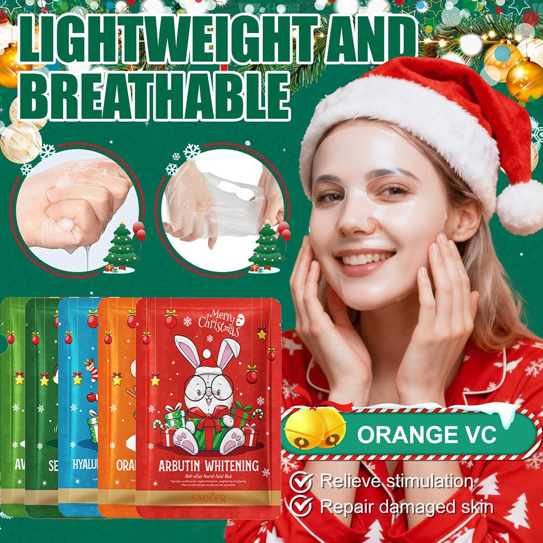 Christmas Series Face Masks Bu - Collagen Sheet Mask review and price