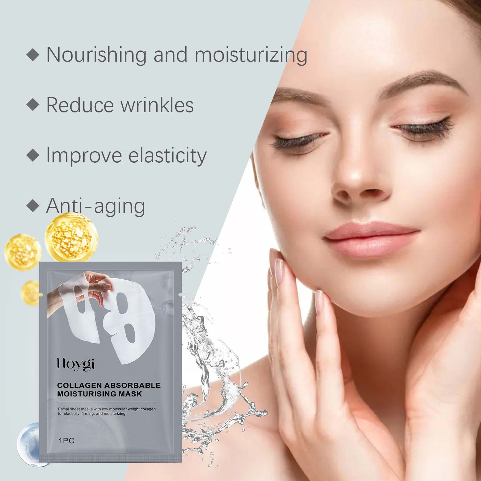 Collagen Patch Facial Mask Hyd - Collagen Sheet Mask review and price