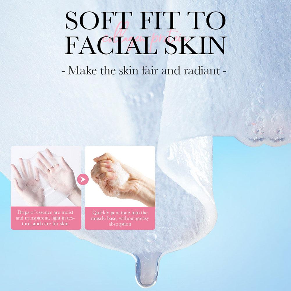 5Pcs Collagen Sakura Face Mask - Collagen Sheet Mask review and price