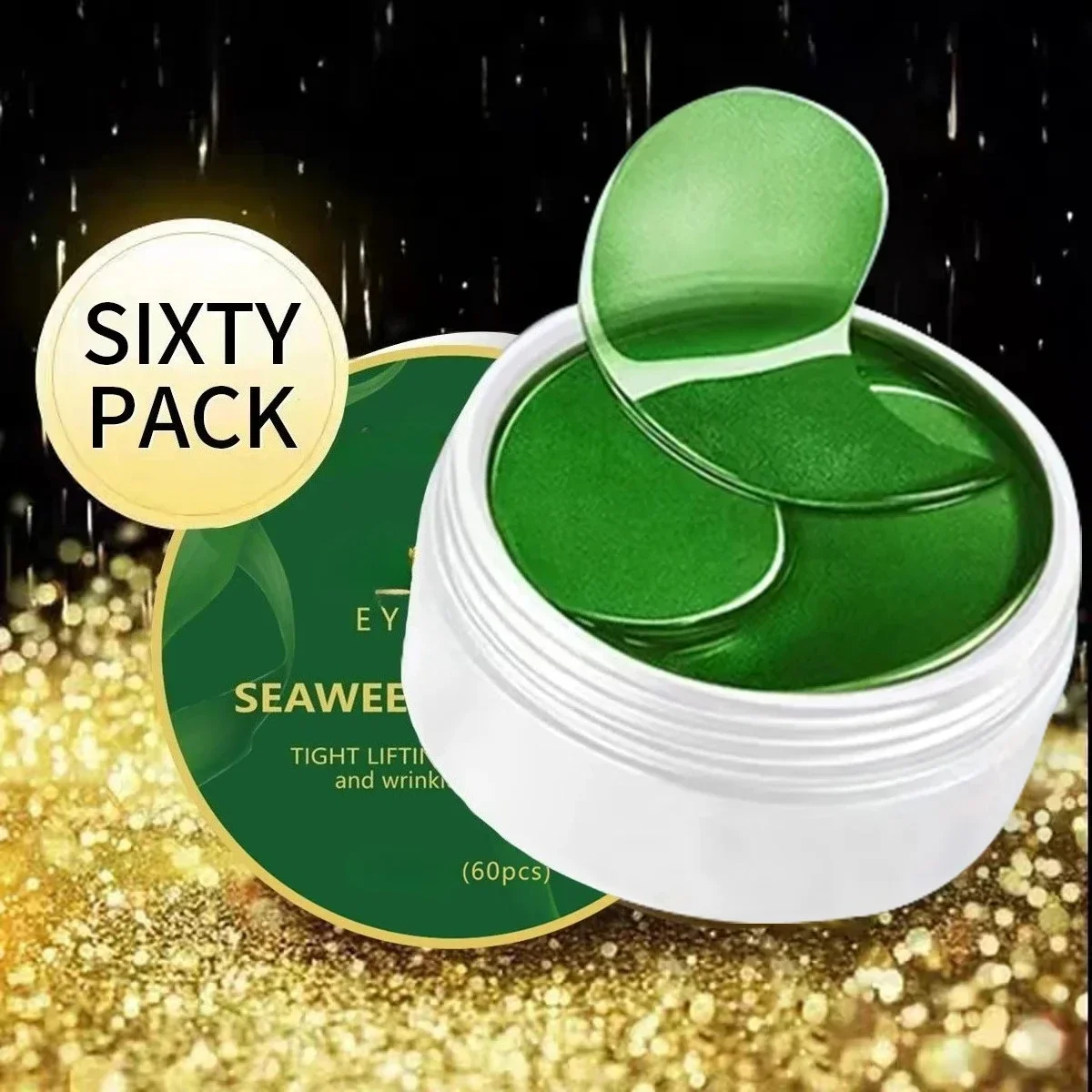 60pcs seaweed hyaluronic acid  - Collagen Sheet Mask review and price