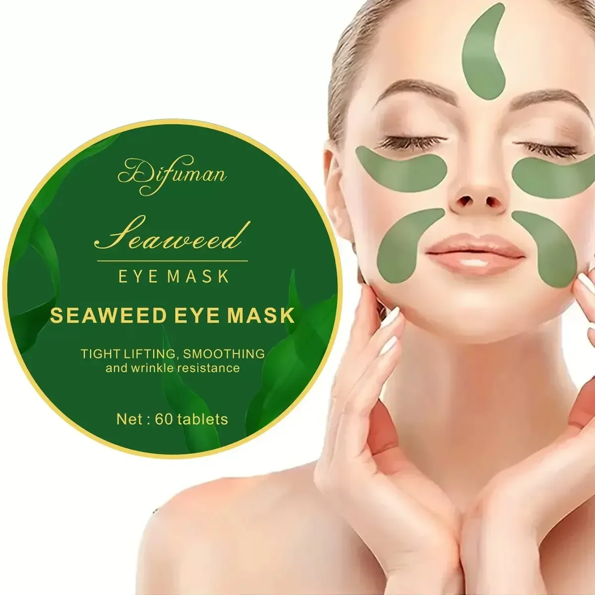 60pcs seaweed hyaluronic acid  - Collagen Sheet Mask review and price