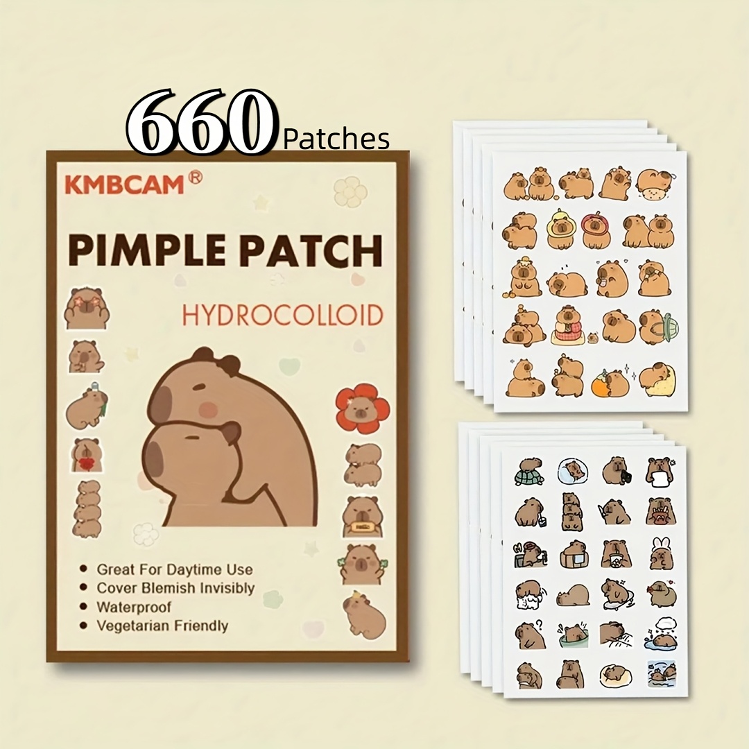 Capybara Shaped Pimple Patches - Skincare Oil Control review and price