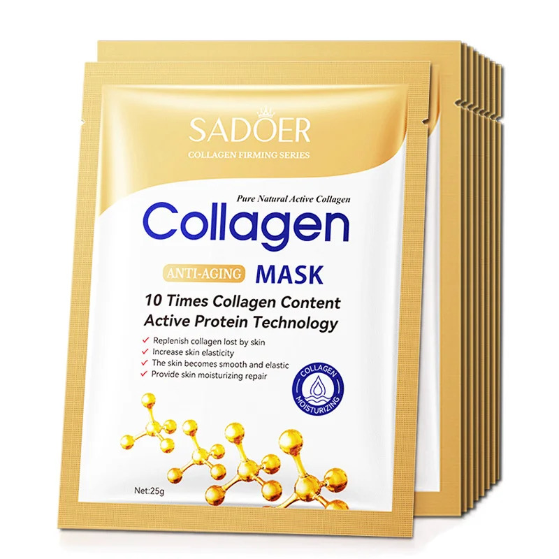 10pcs Anti-aging Collagen Face - Collagen Sheet Mask review and price