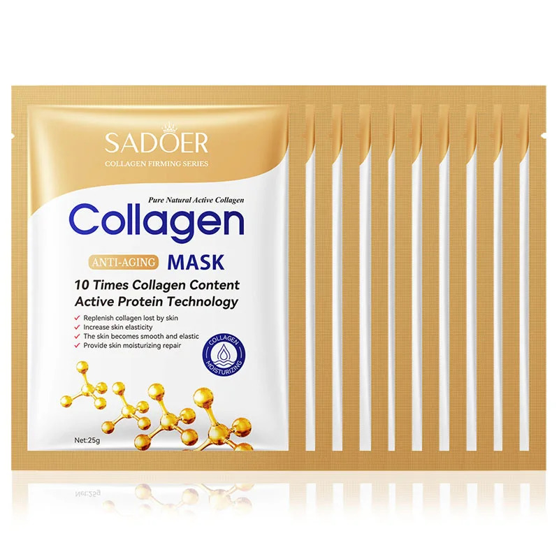 10pcs Anti-aging Collagen Face - Collagen Sheet Mask review and price