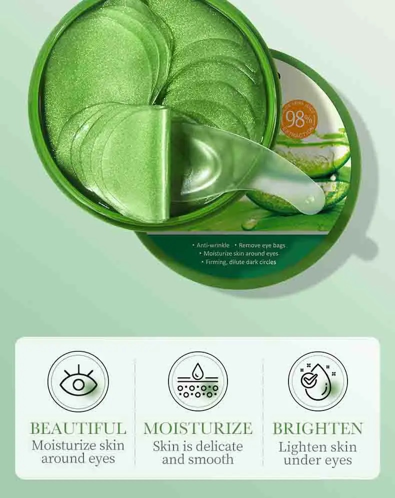 60pcs Aloe Vera Collagen Eye M - Collagen Sheet Mask review and price