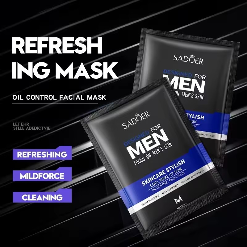 10pcs Men's Face Mask Facial M - Skincare Oil Control review and price