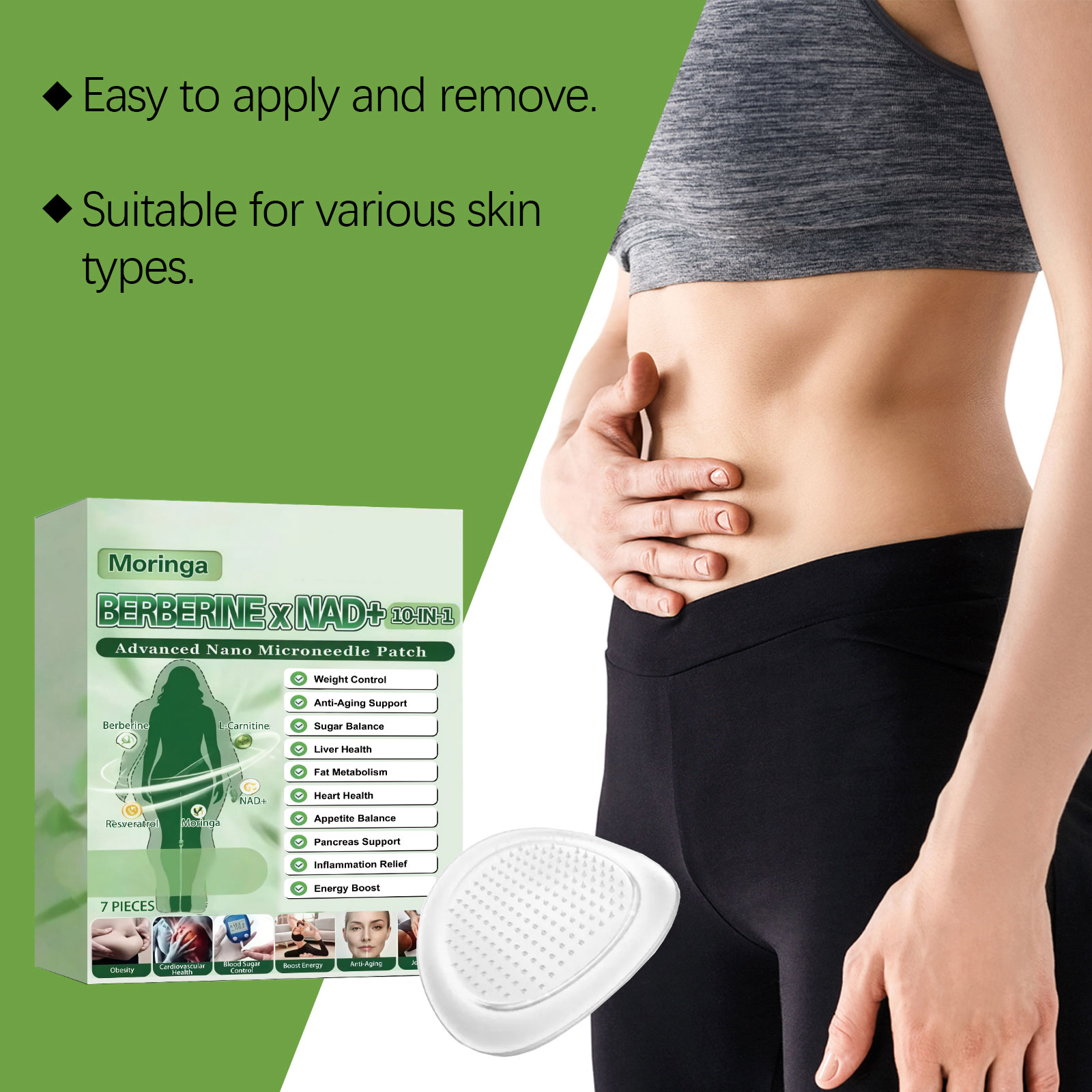 10 In 1 Overnight Microneedle  - Skincare Oil Control review and price